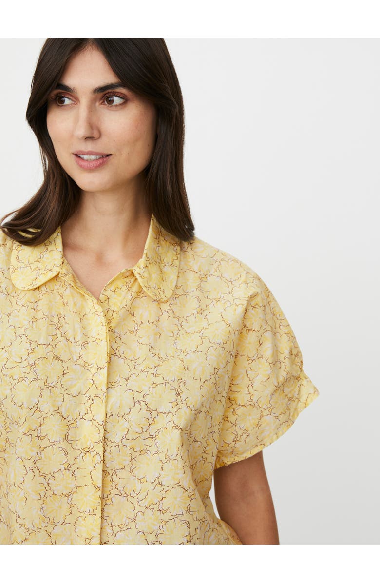 Masai Copenhagen MaIndorix Floral Print Shirt, Alternate, color, Lemonade