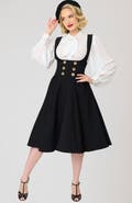 Unique Vintage Corset Pinafore Skirt