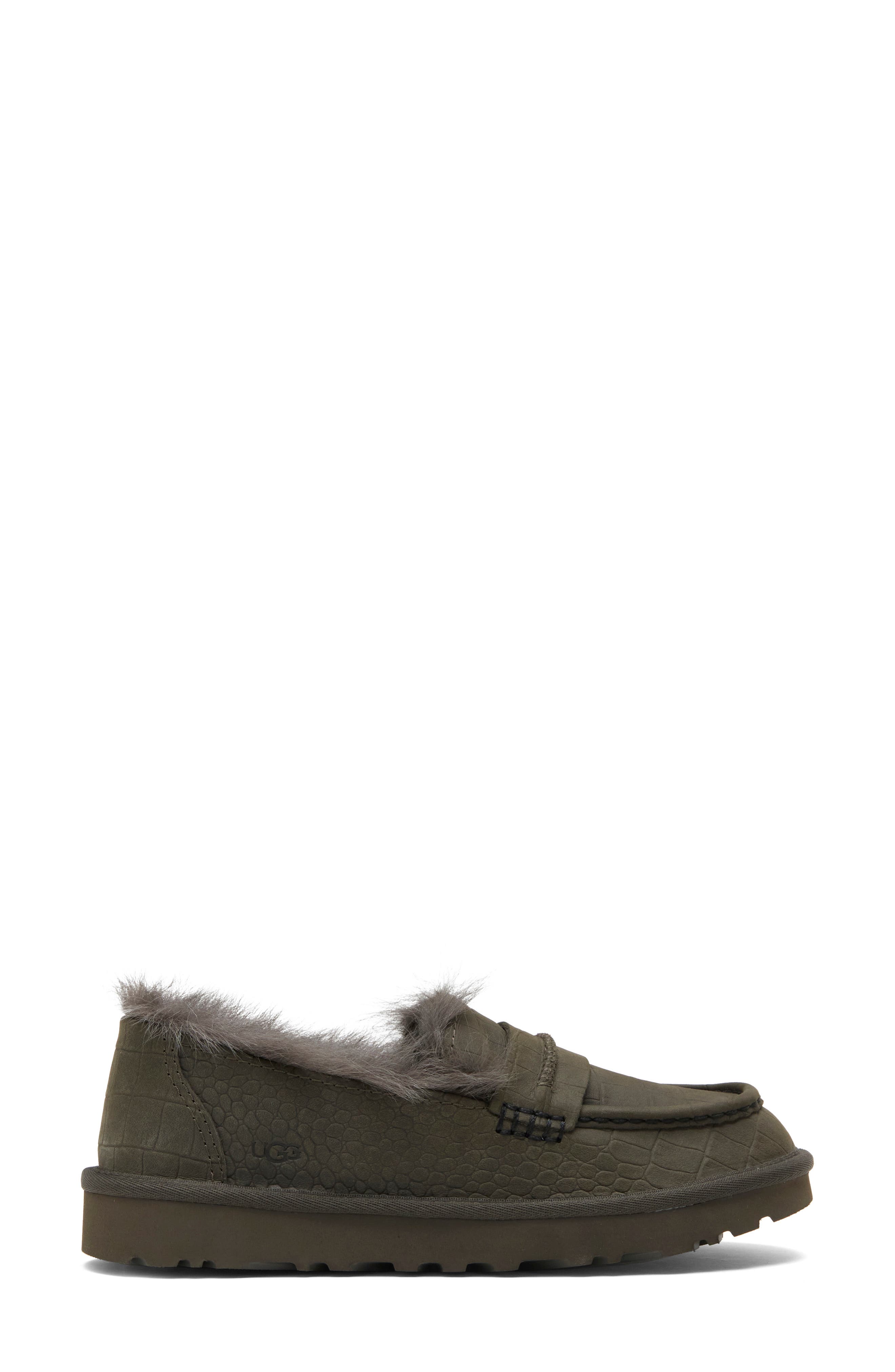 Ellis Embossed Loafer, Alternate, color, DENSE SMOKE