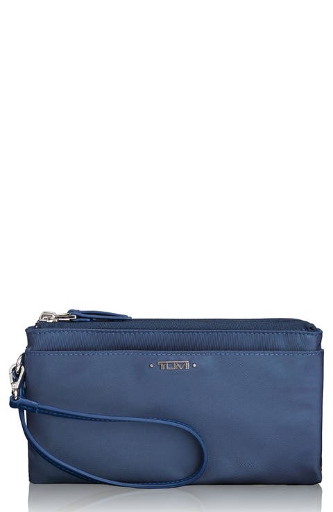 Voyageur Nylon Double Zip Wristlet