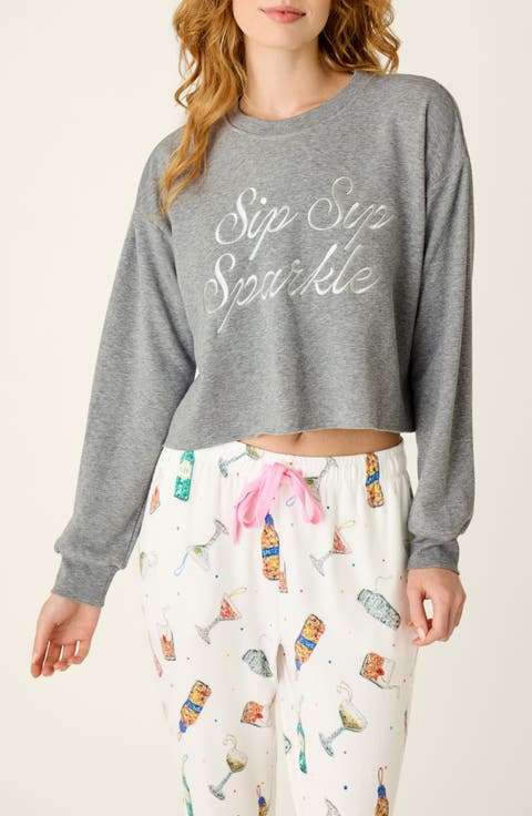 Sip Sip Sparkle Sleep Top