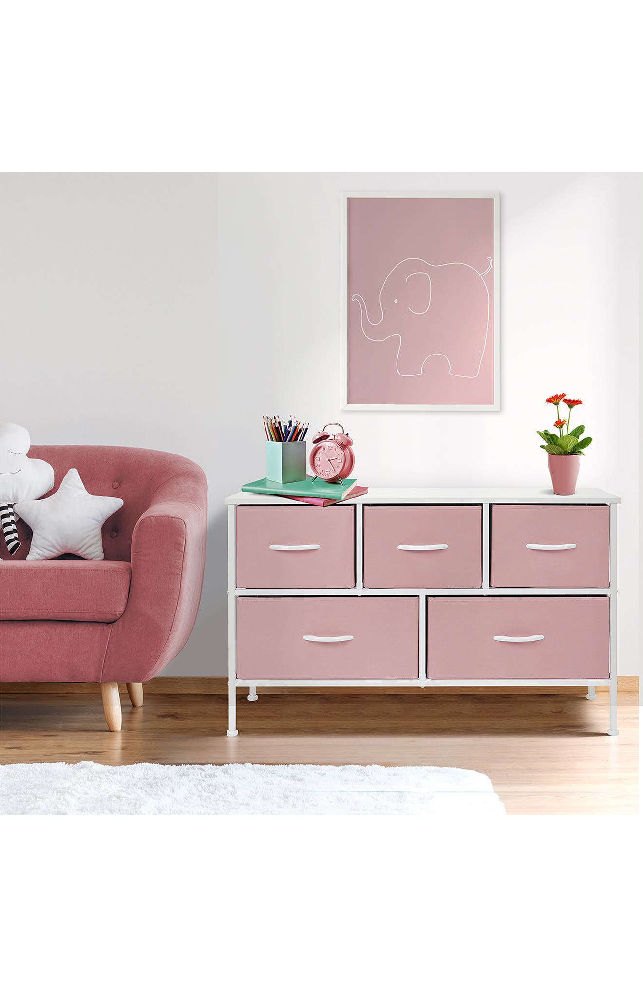 SORBUS Storage Cube Dresser - Pink | Nordstromrack