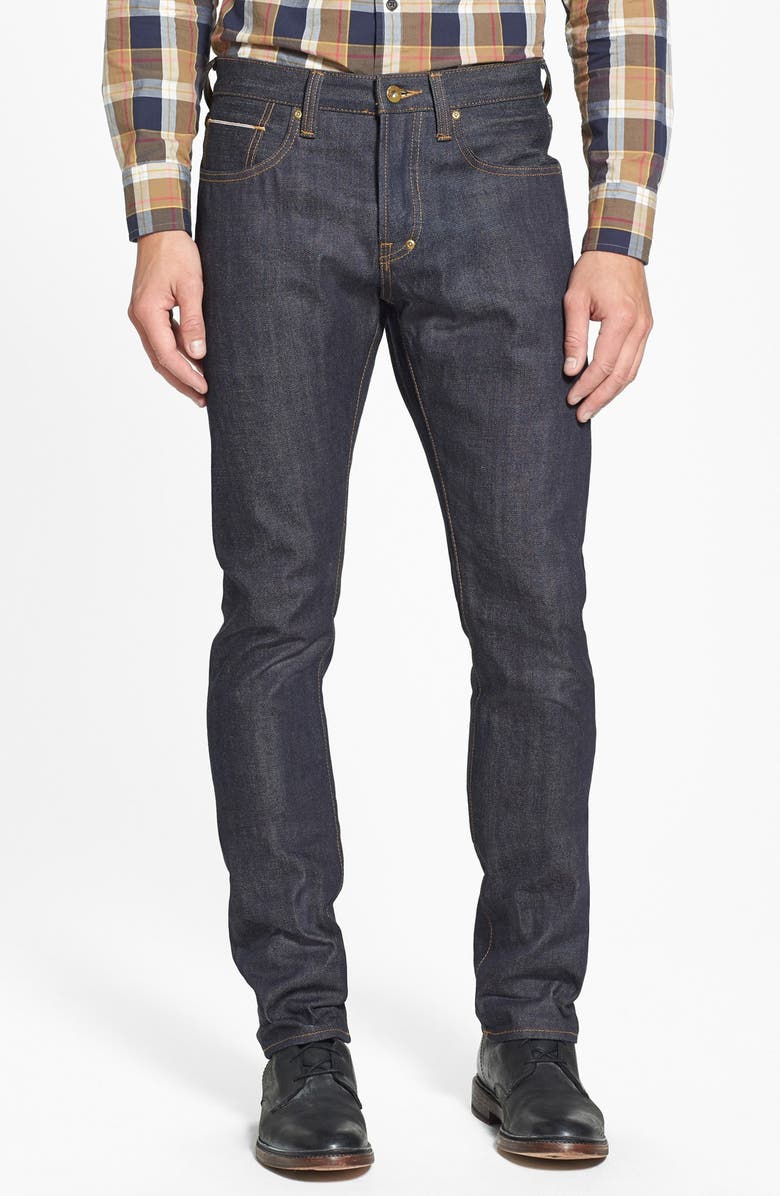 PRPS 'Demon' Slim Straight Leg Selvedge Jeans, Main, color, 