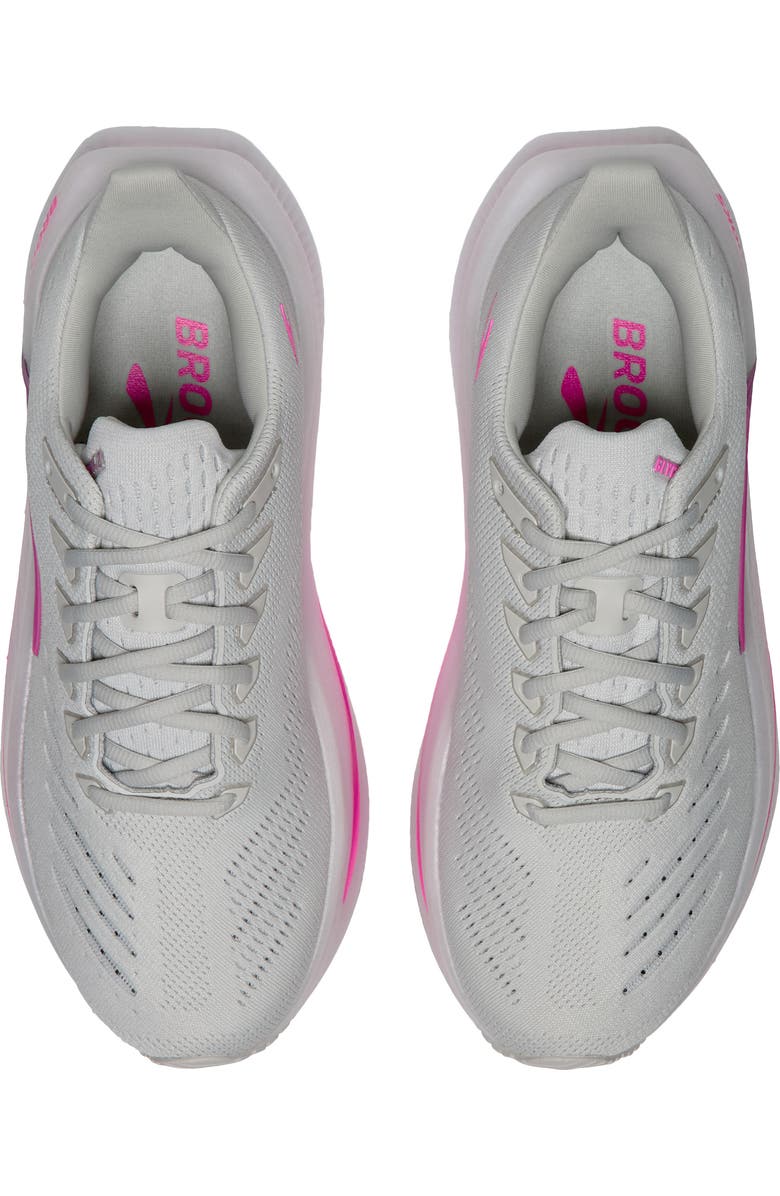 Brooks Glycerin Max 2 Hybrid Running Shoe, Alternate, color, Oyster/ Argyle/ Cyber Pink