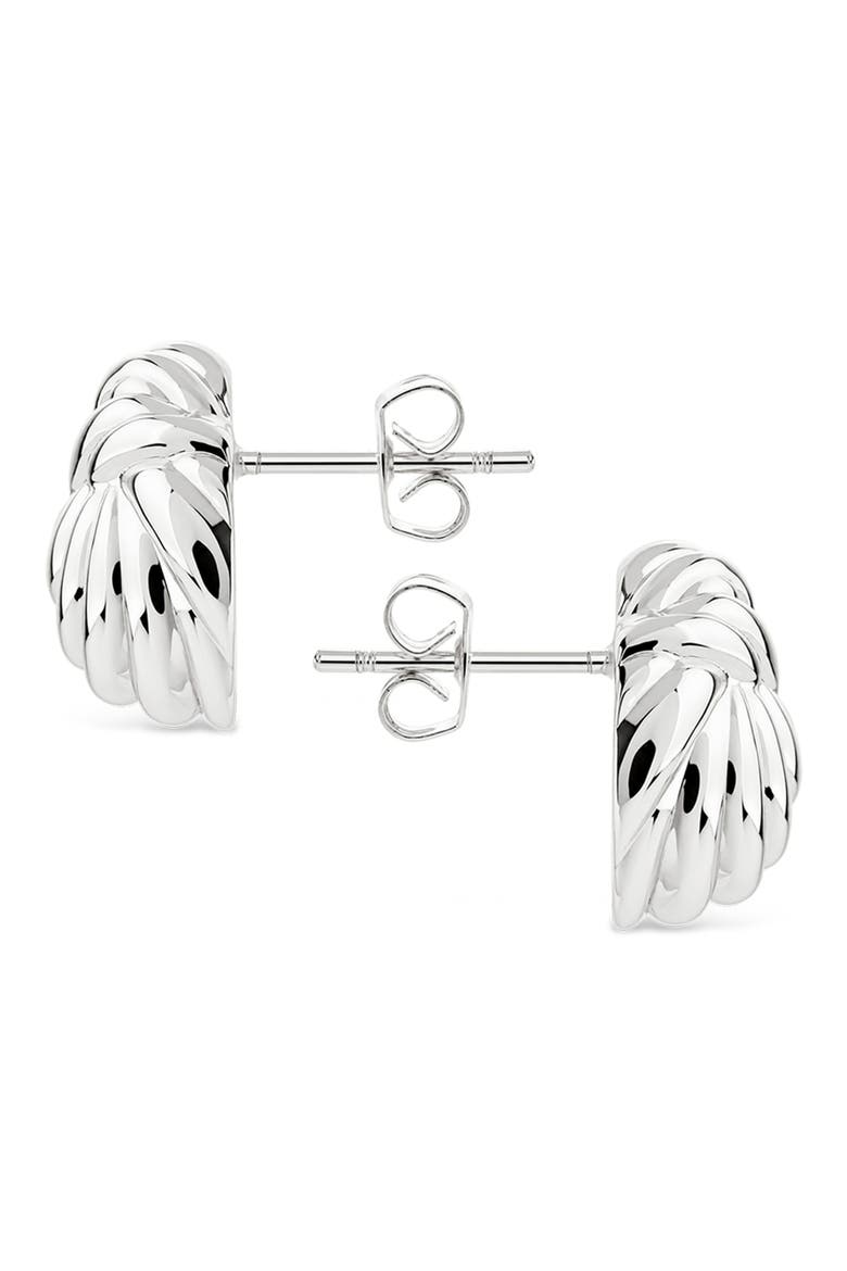 Everyday Swirl Stud Earrings, Alternate, color, SILVER