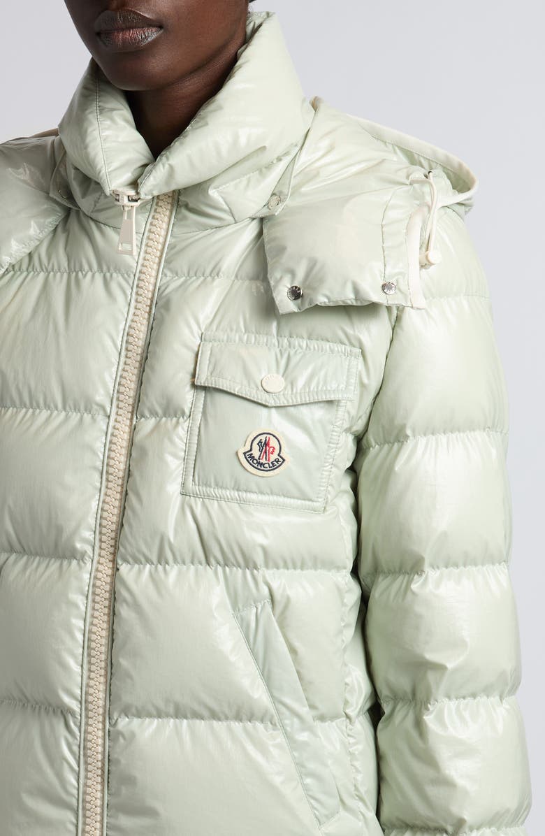 Moncler Andro Down Puffer Jacket, Alternate, color, Green