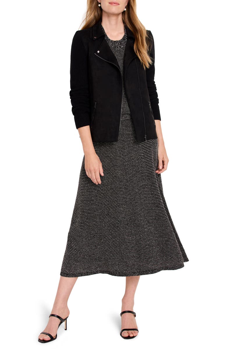 NIC+ZOE Pixel Sweater, Alternate, color, Neutral Multi