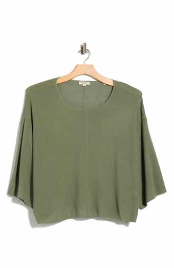 Textured Dolman Sleeve Sweater