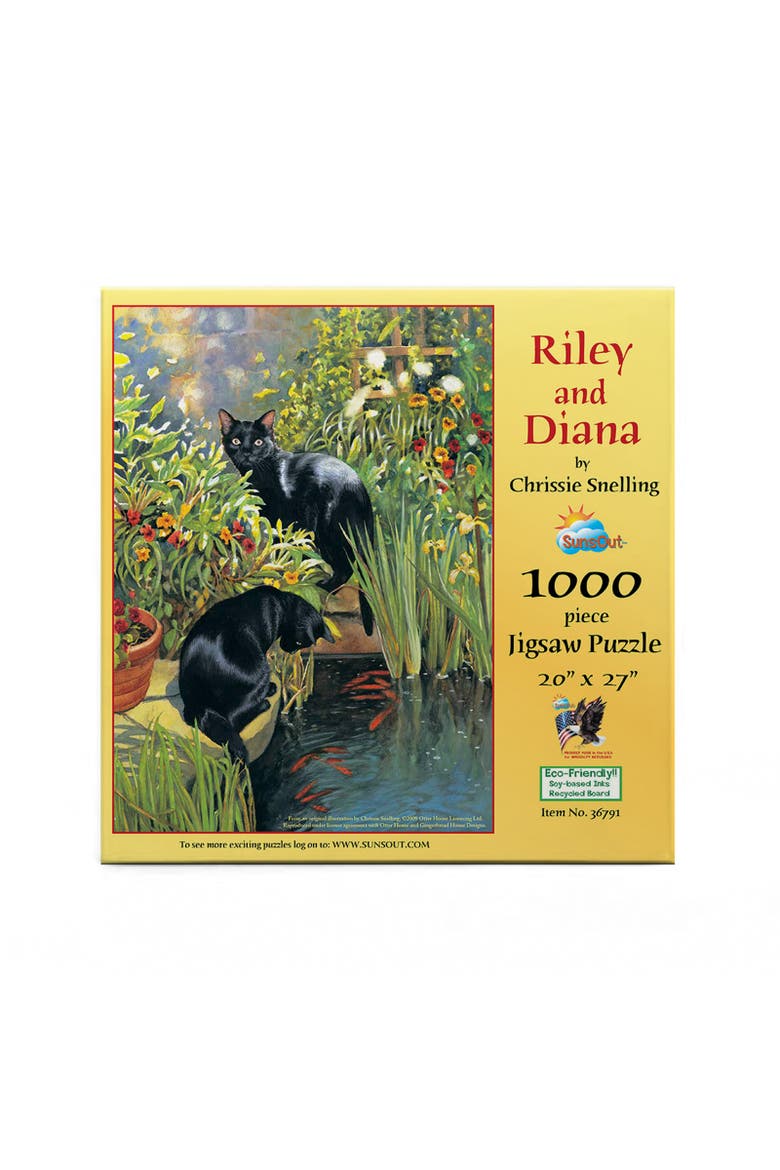 Riley and Diana 1000 piece Jigsaw Puzzle for Adults, Alternate, color, Multicolor
