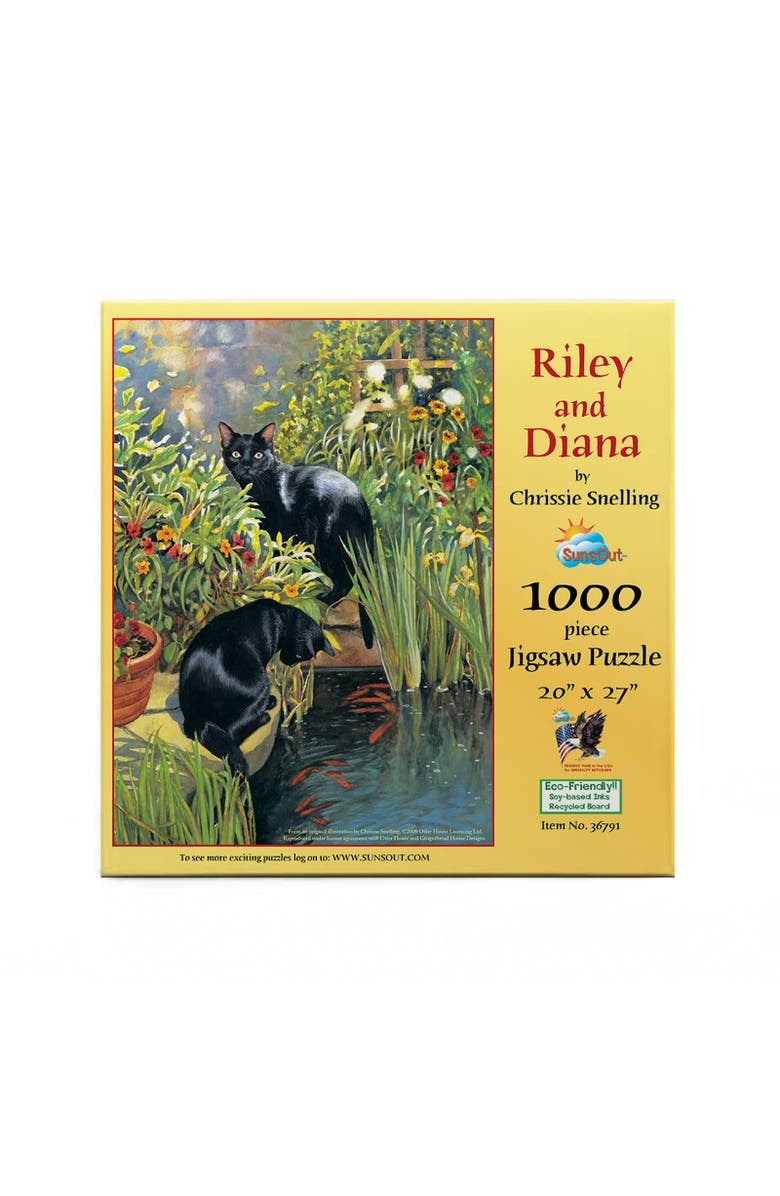 Sunsout Riley and Diana 1000 piece Jigsaw Puzzle for Adults, Alternate, color, Multicolor