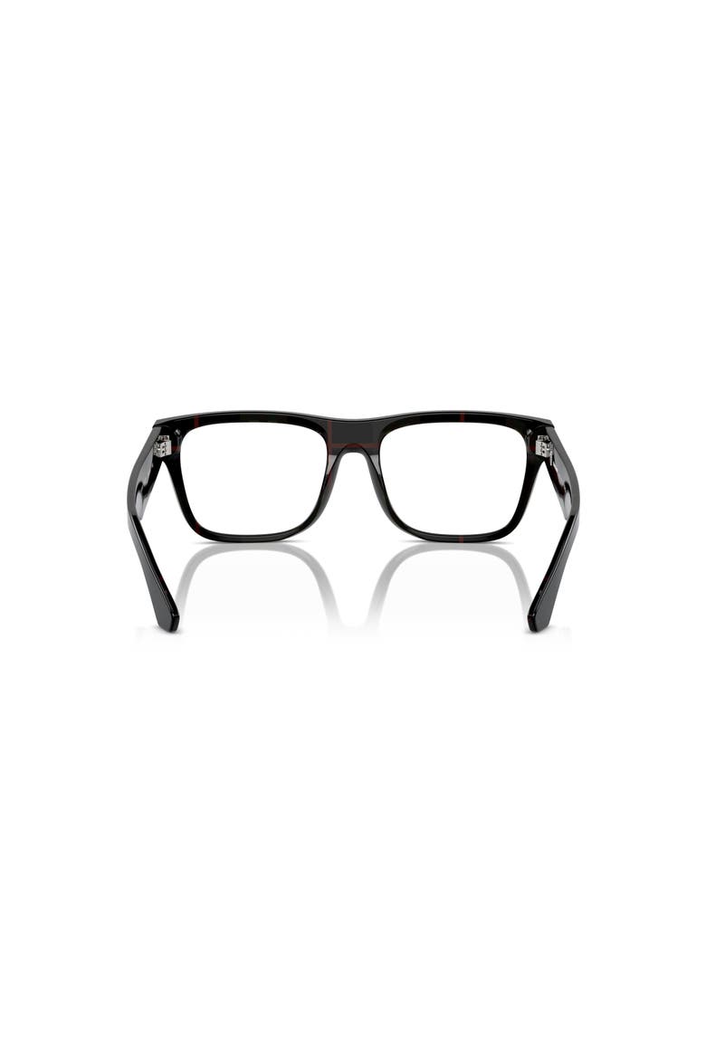 53mm Square optical glasses, Alternate, color, Black