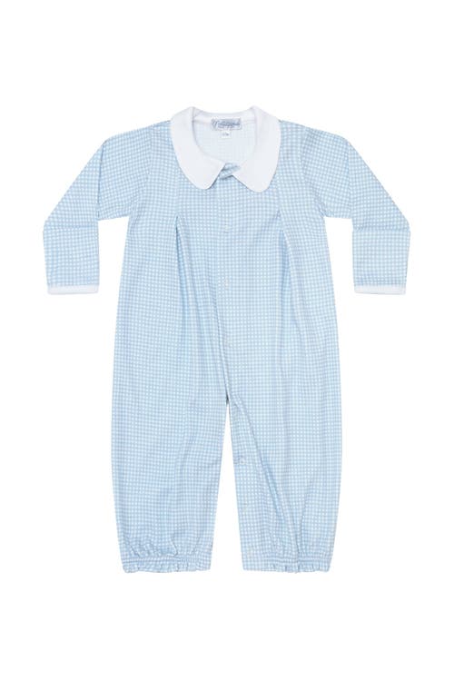 Nellapima Blue Gingham Converter Gown In Blue