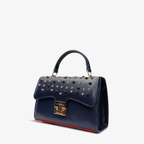 The Infanta Spike Leather Handbag