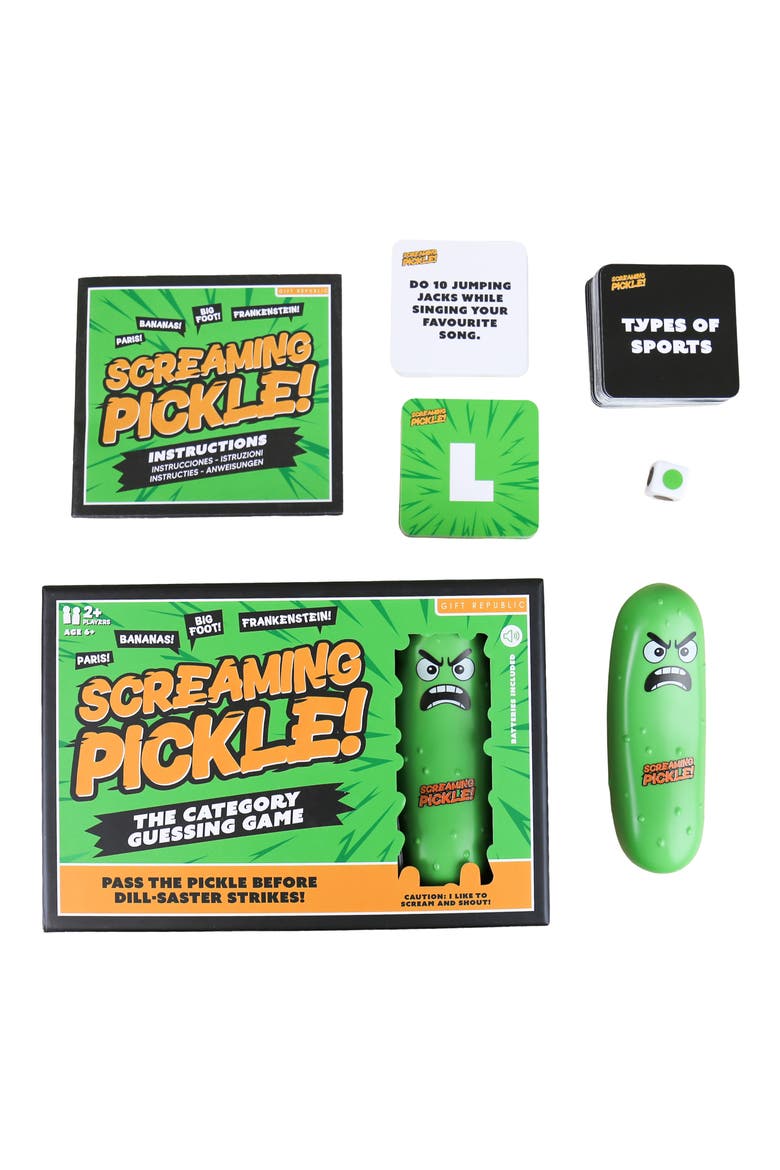 Screaming Pickle Panic Guessing Game, Alternate, color, NO COLOR