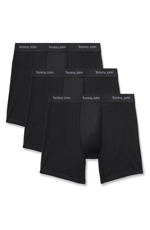 Men's 3-Pack Essential Second Skin Modal Blend Boxer Briefs