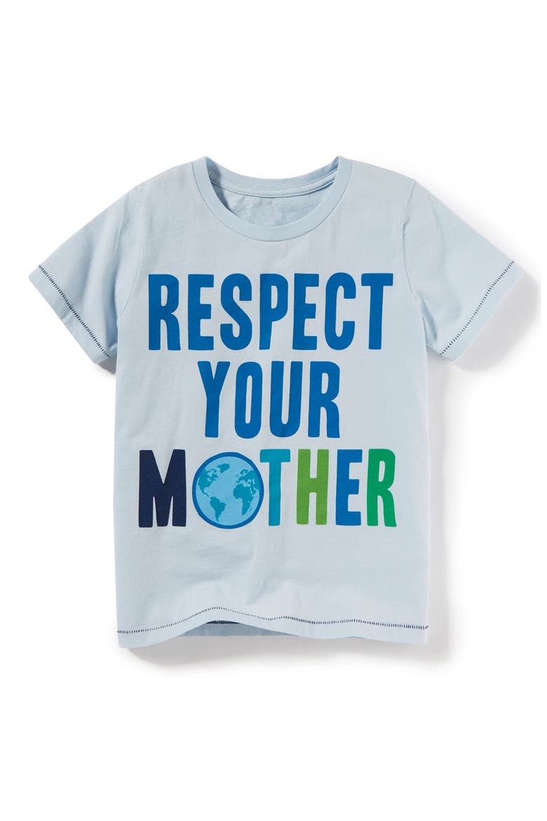 Peek Respect Your Mother Graphic T-Shirt, Main, color, BLUE