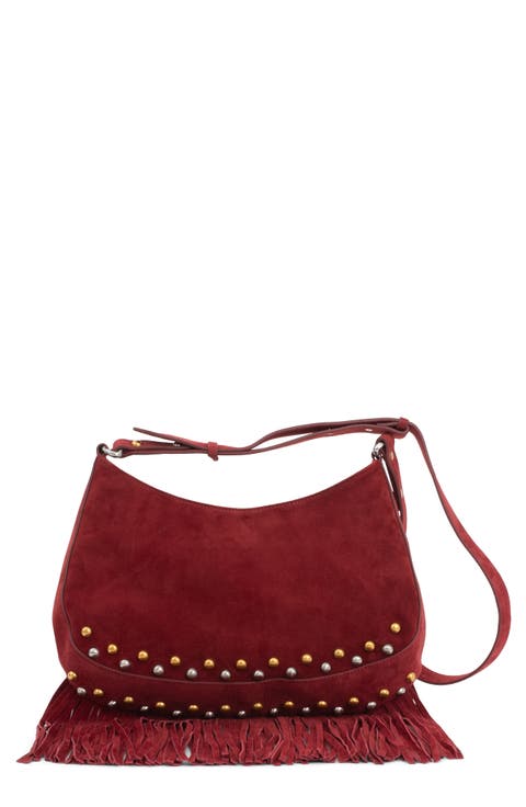 Lyrical Suede Crossbody Bag