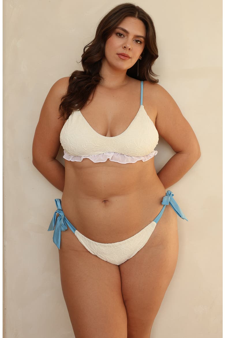 Forever Yours Triangle Bikini Top, Alternate, color, Jasmine