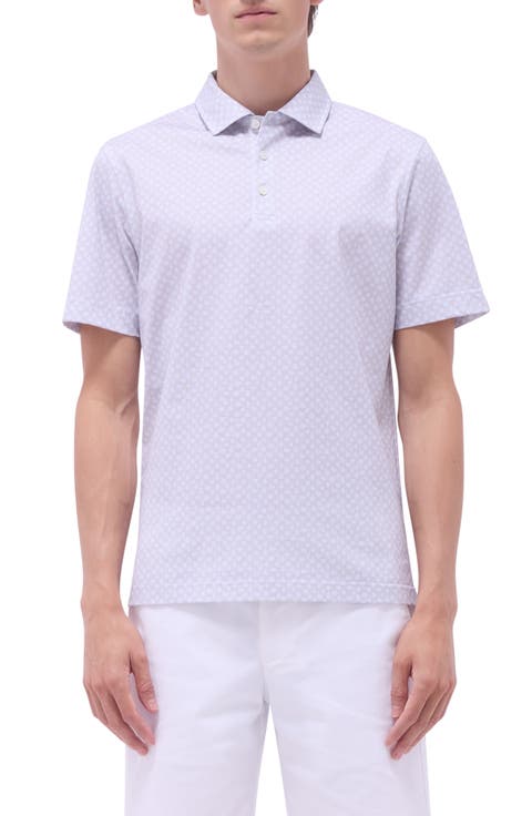 Victor OoohCotton® Palm Tree Print Polo