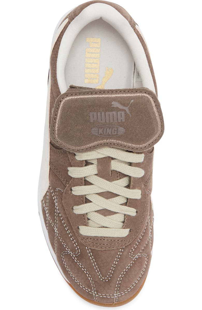 PUMA King Indoor Sneaker, Alternate, color, Flat Bronze/ Puma White