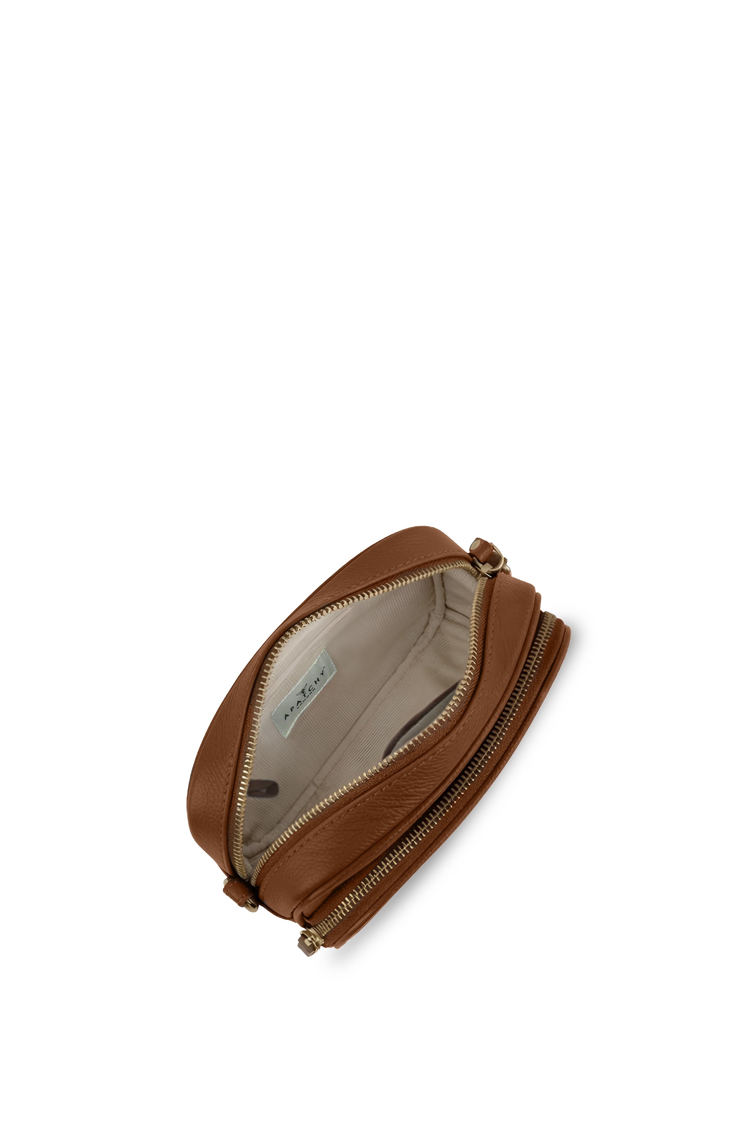 The Betty Leather Crossbody Bag, Alternate, color, Tan