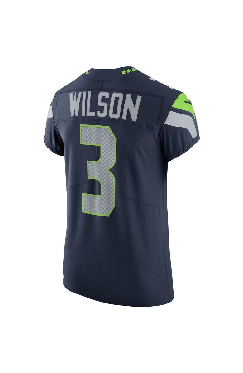 Nike Men's Nike Russell Wilson College Navy Seattle Seahawks Vapor Elite Player Jersey, Alternate, color, 