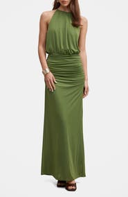 Ever New Adelina Ruched Sleeveless Maxi Dress