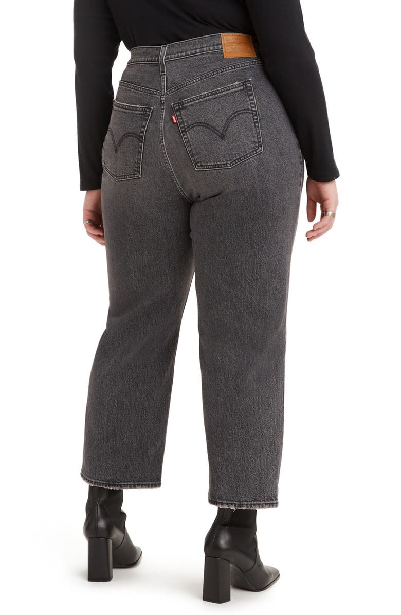 Levi's<sup>®</sup> High Waist Straight Leg Ankle Jeans, Alternate, color,