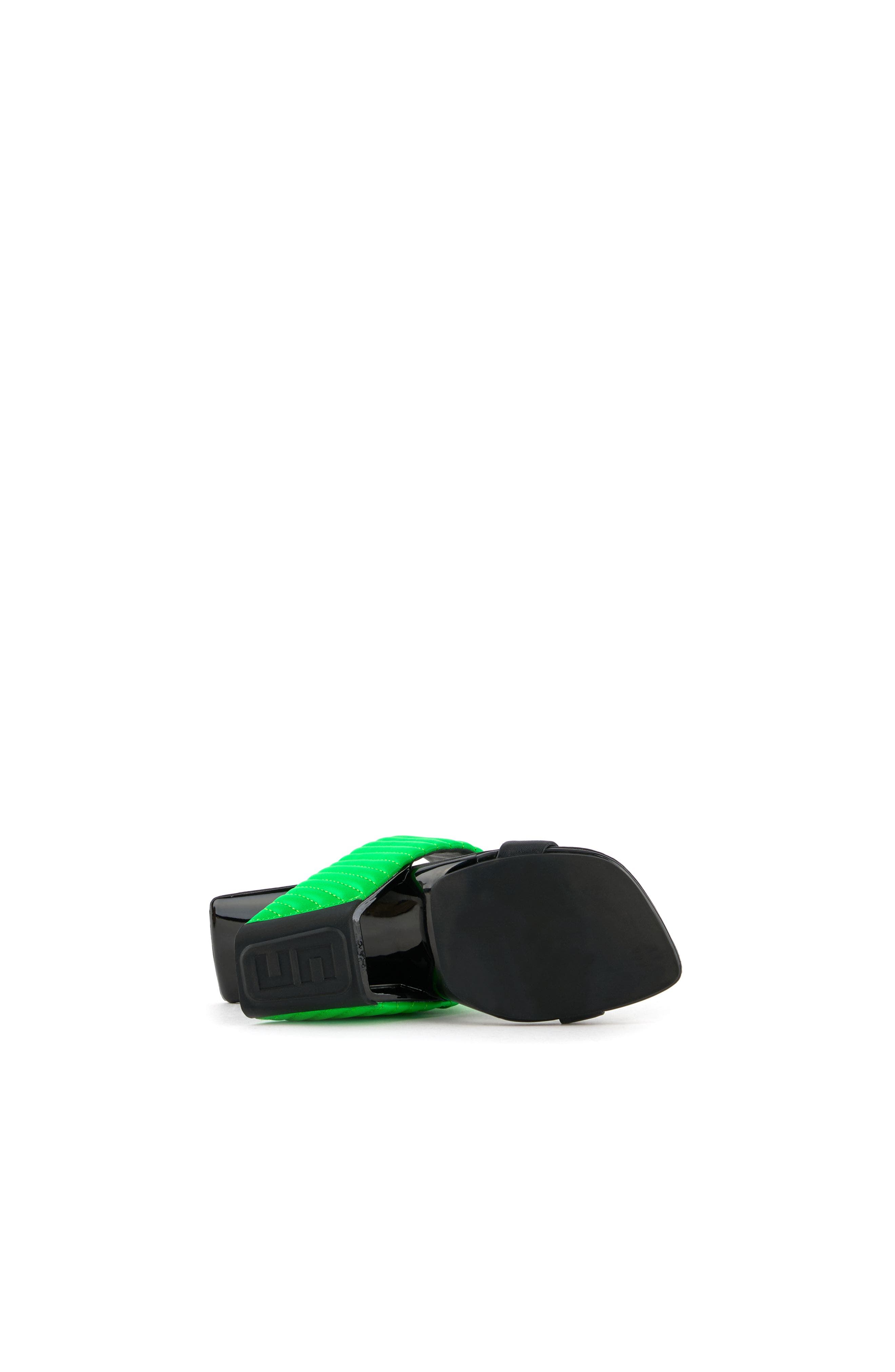 Loop Hi Puffier Sandals, Alternate, color, Fluo Green Puffier