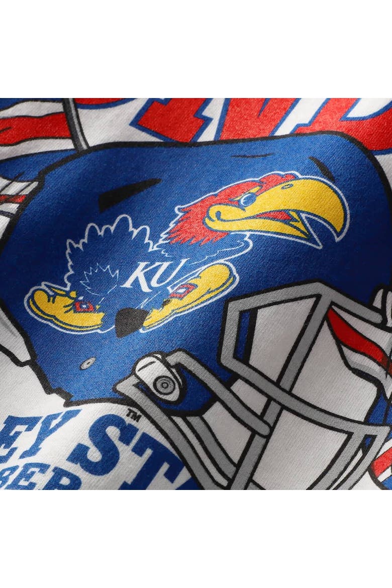 Unisex Blue 84 White Kansas Jayhawks 2026 Union Jack Classic T-Shirt, Alternate, color, White