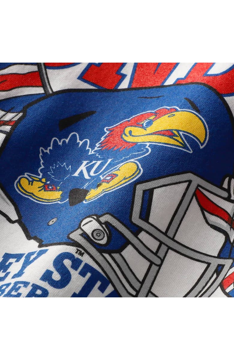 BLUE 84 Unisex Blue 84 White Kansas Jayhawks 2026 Union Jack Classic T-Shirt, Alternate, color, White