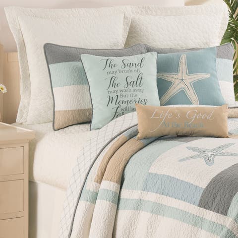 Driftwood Shores Coastal Quilt Set