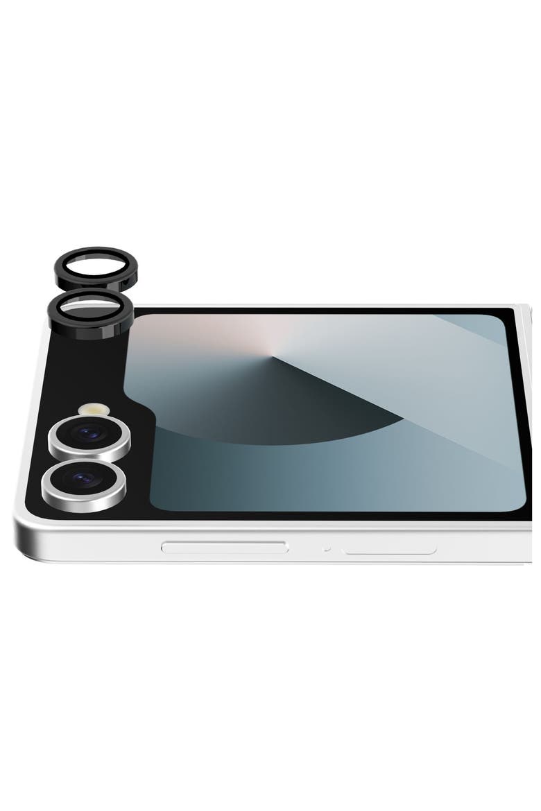 - Hybrid Lens Camera Lens Screen Protector for Samsung Galaxy Z Flip7 - Black, Alternate, color, Black