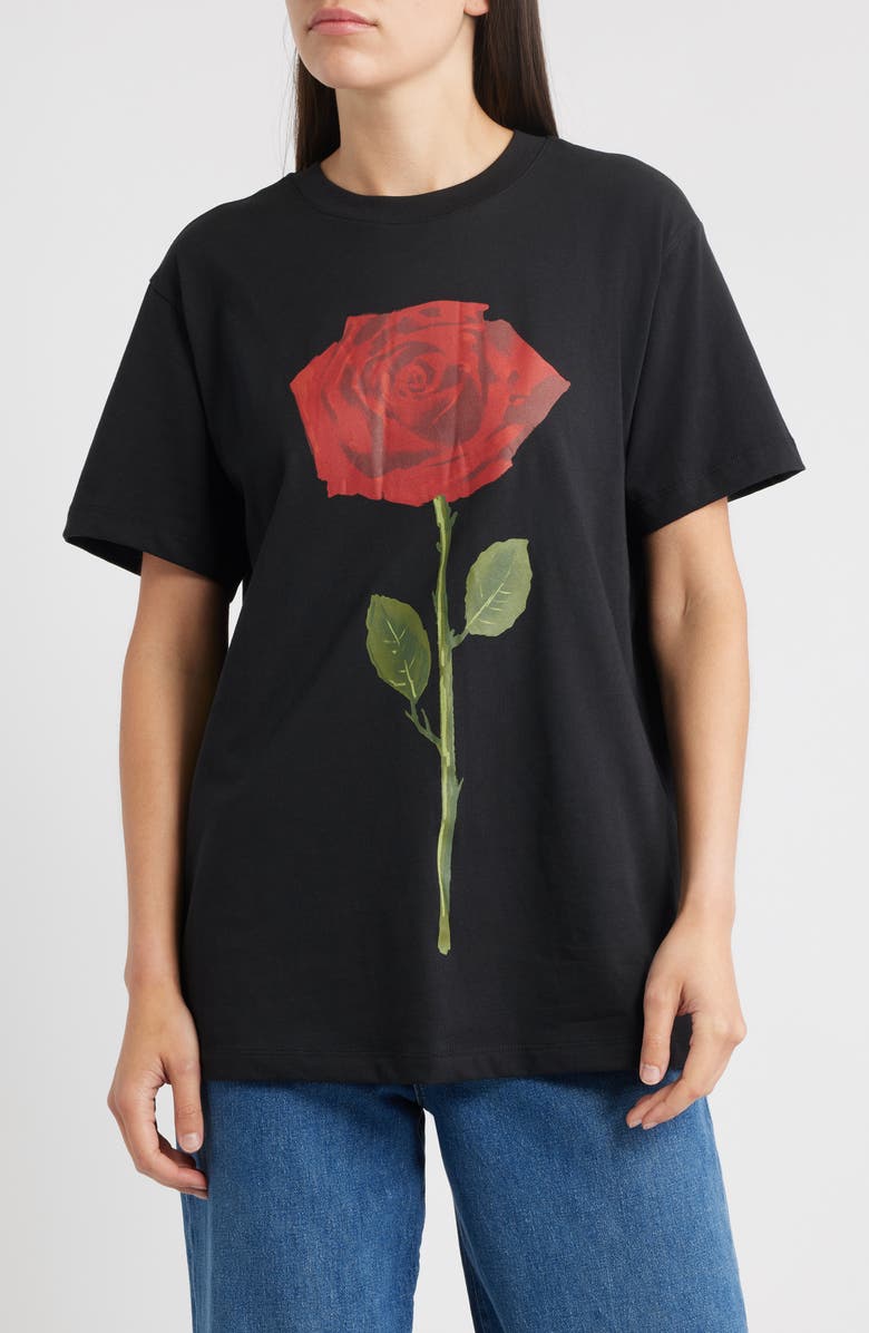 FARM Rio Feminist Graphic T-Shirt, Main, color, Black