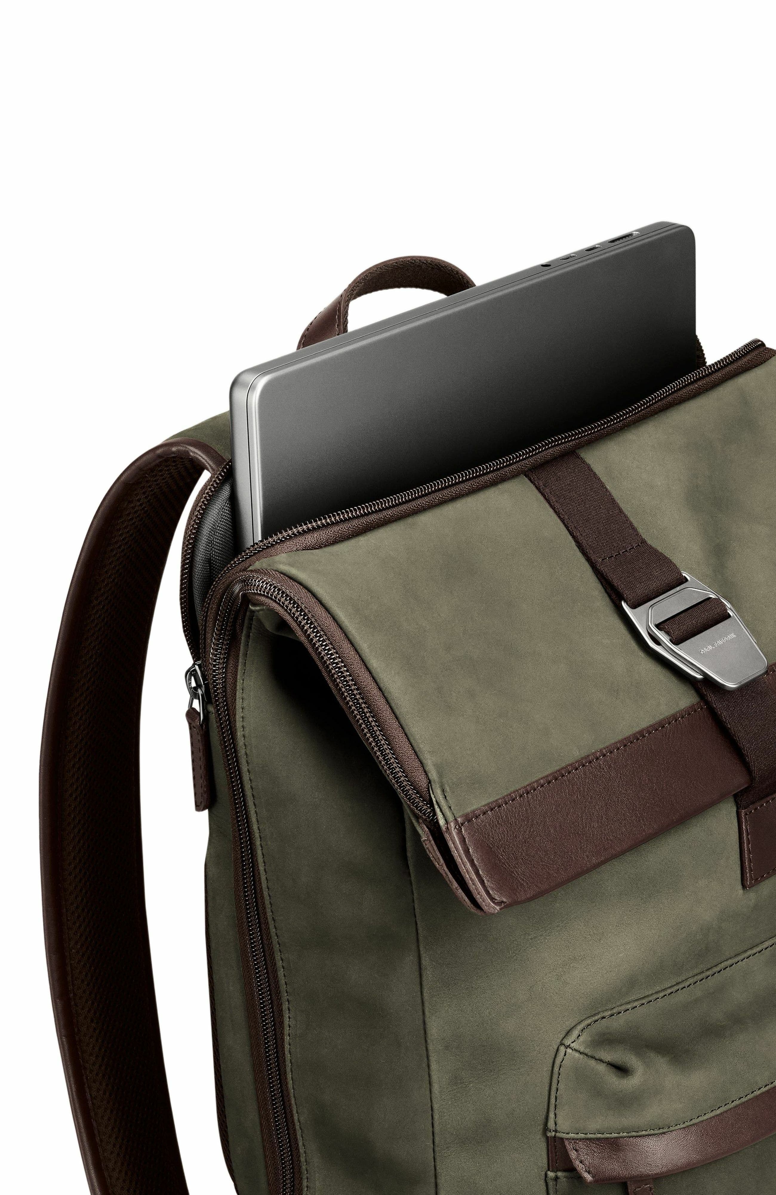 Carl Friedrik City-hopper Backpack, Alternate, color, Olive