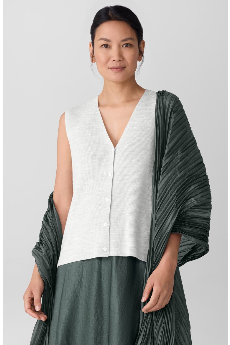 Whisper Pleated Silk Scarf, Alternate, color, EVERGLADE