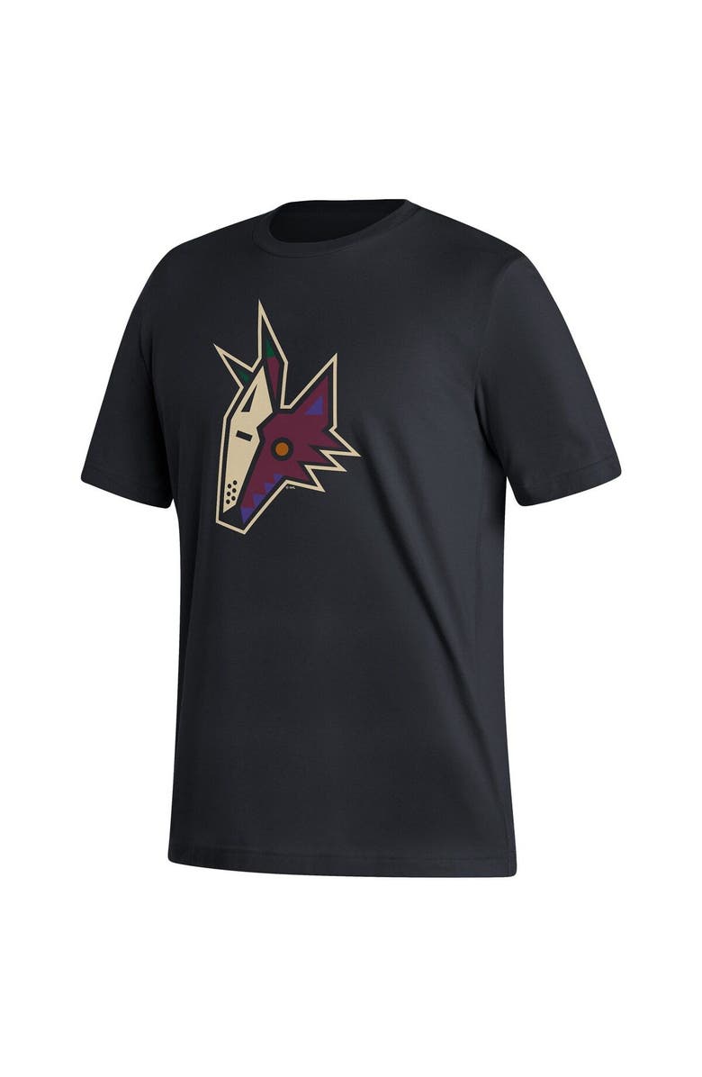 adidas Men's adidas Clayton Keller Black Arizona Coyotes Reverse Retro 2.0 Name & Number T-Shirt, Alternate, color, 