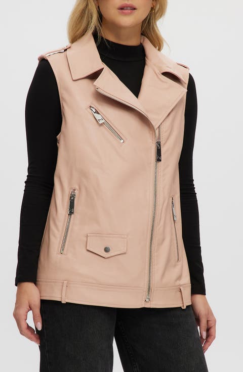 Faux Leather Vest