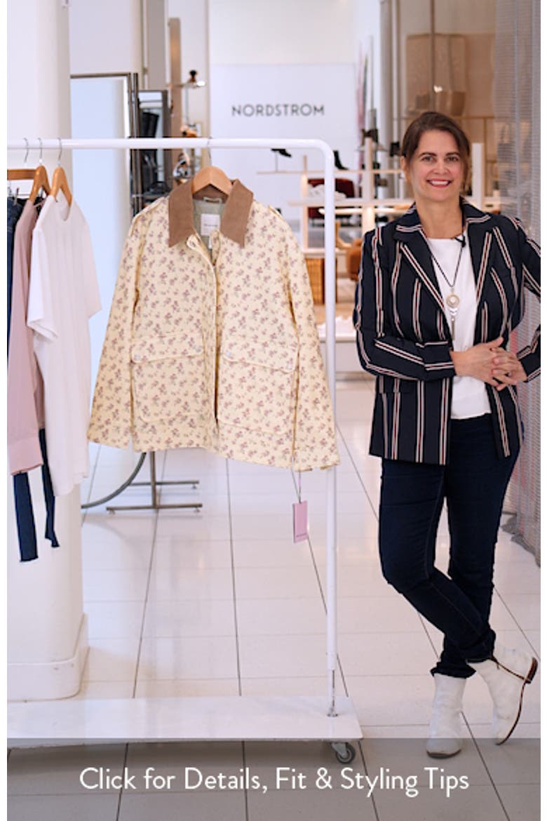 Floral Print Chore Coat video