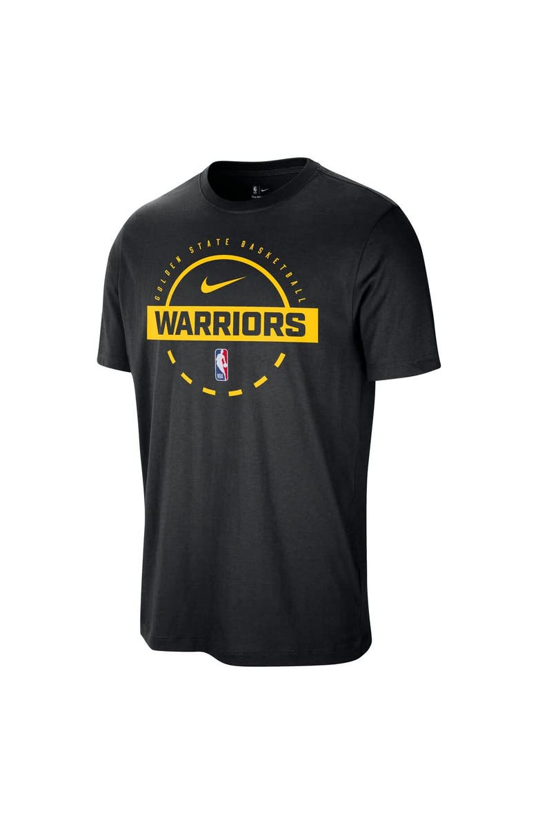 Nike Men's Nike  Black Golden State Warriors Authentic Practice T-Shirt, Alternate, color, Black