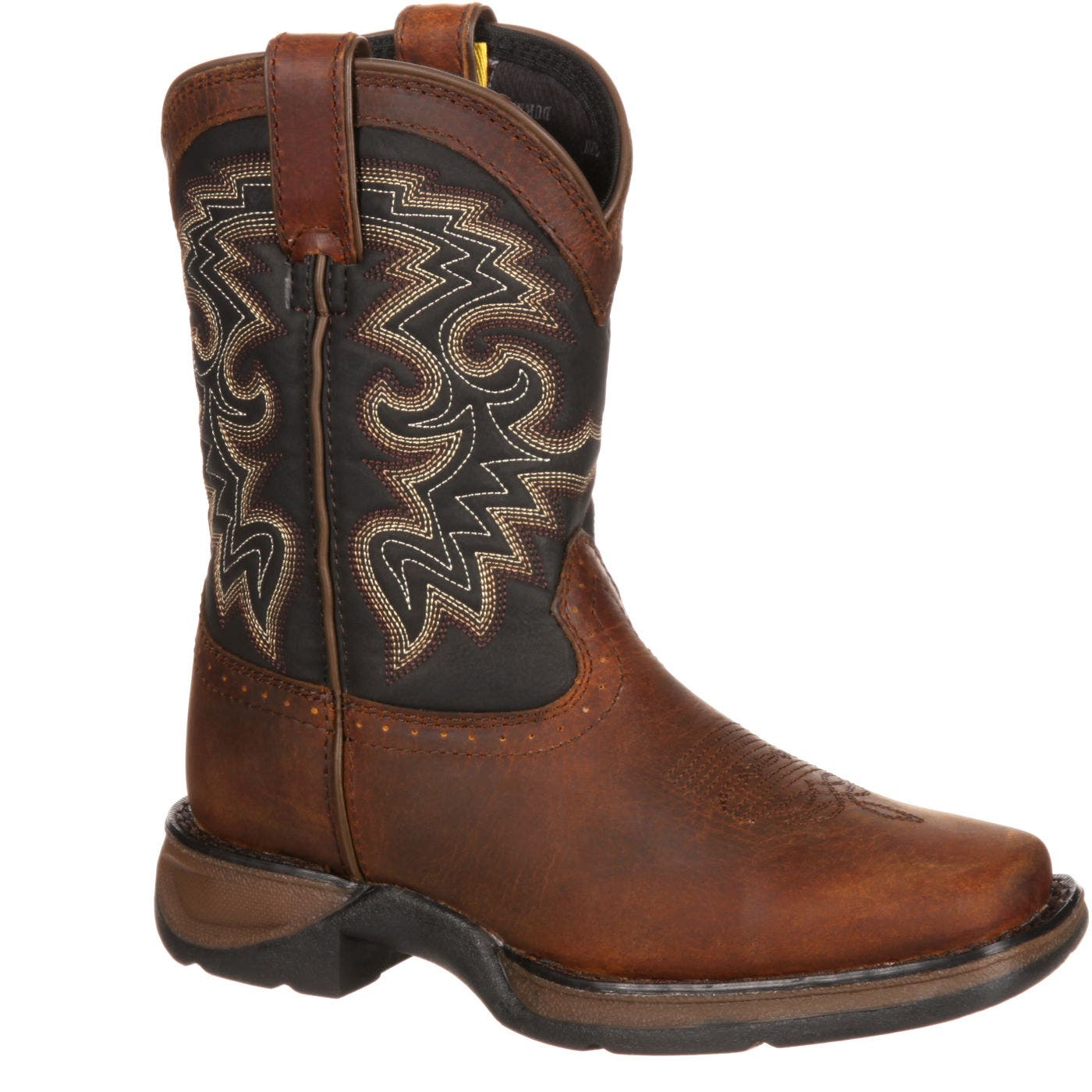 DURANGO Lil' Rebelby Big Kid Western Boot, Main, color, Tan Black
