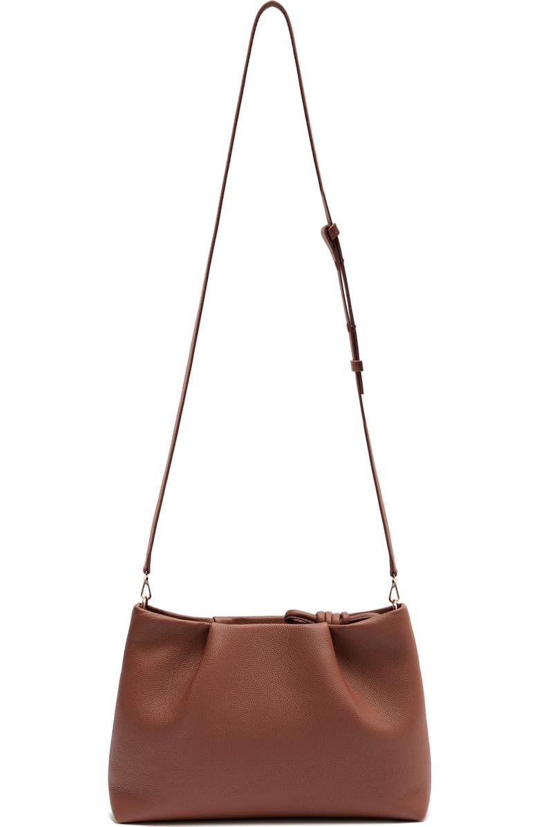 Esin Akan 3-in-1 Midi Richmond Leather Crossbody Bag, Alternate, color, Nutshell