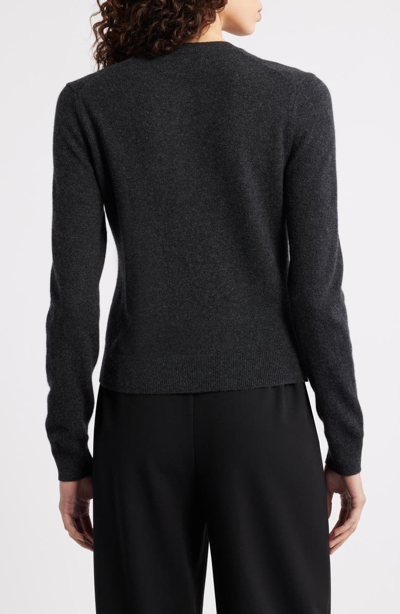 Theory Cashmere Cardigan, Alternate, color, Dark Charcoal