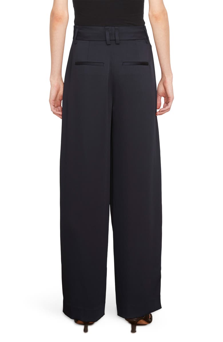 Vince Satin Wide Leg Pants, Alternate, color, Coastal