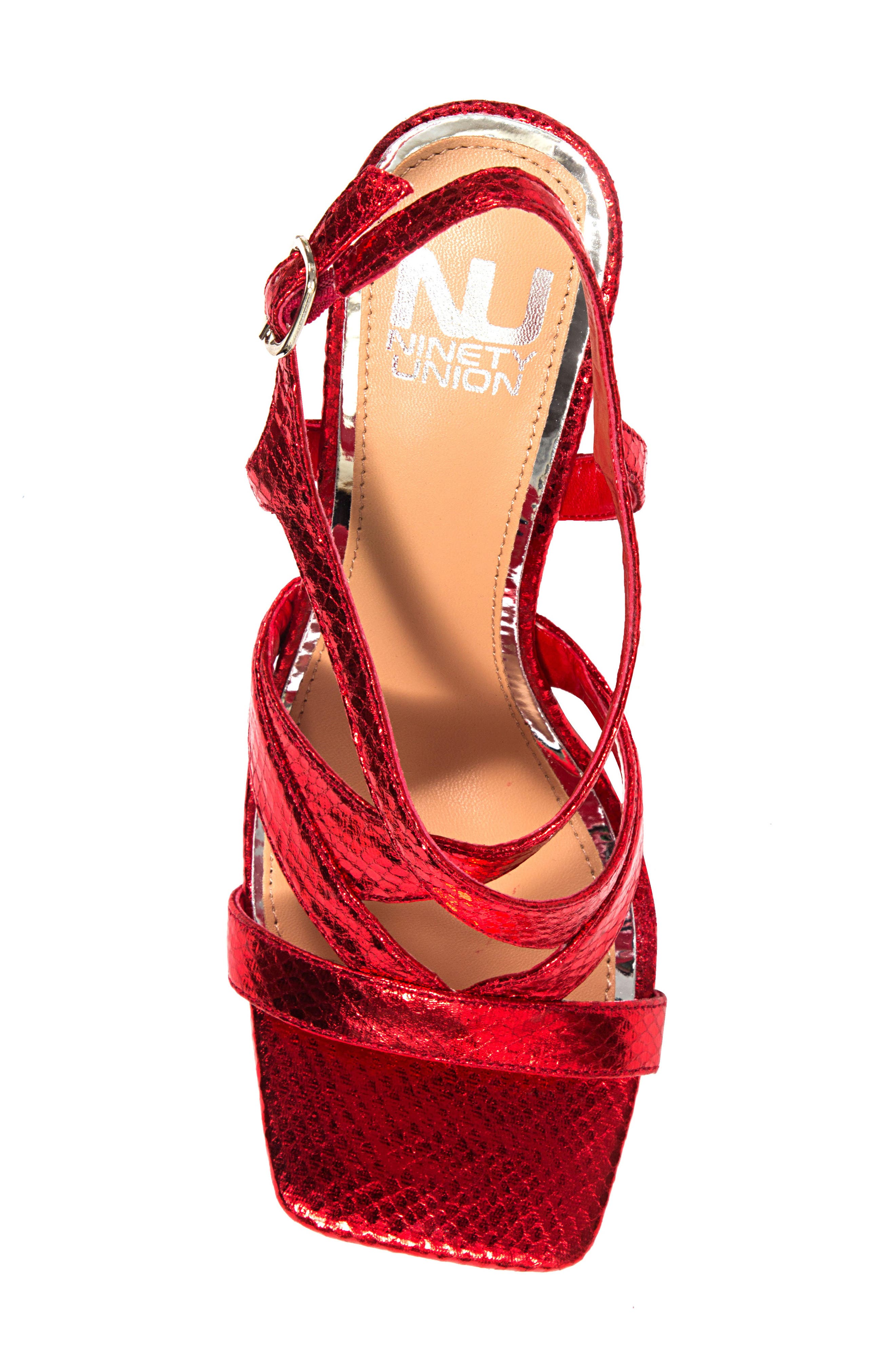 NINETY UNION Vienna Slingback Sandal, Alternate, color, Red