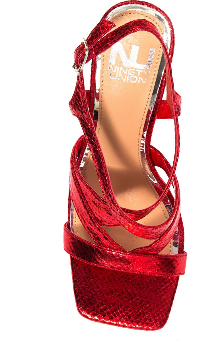 NINETY UNION Vienna Slingback Sandal, Alternate, color, Red