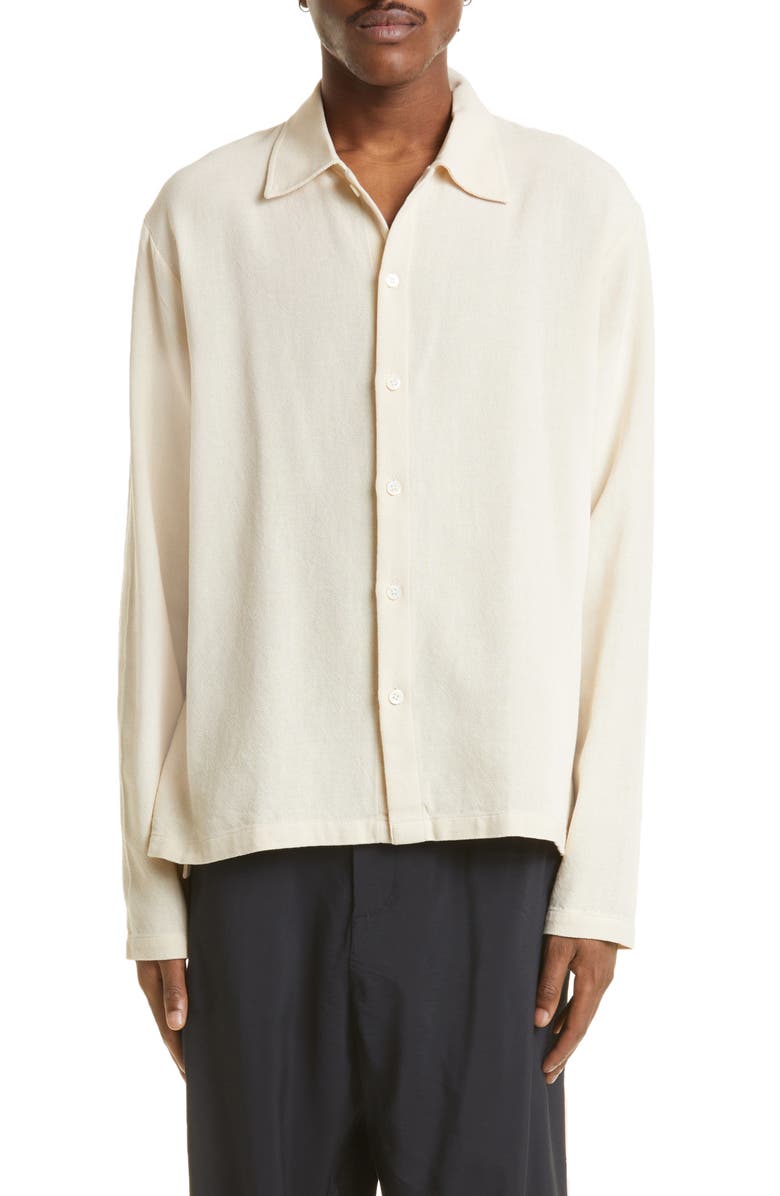 OUR LEGACY Isola Button-Up Shirt, Main, color,