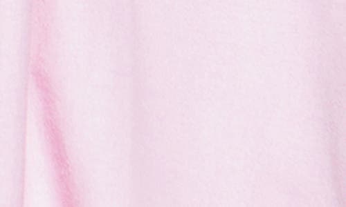 Petite Plume Cotton Flannel Robe In Pink