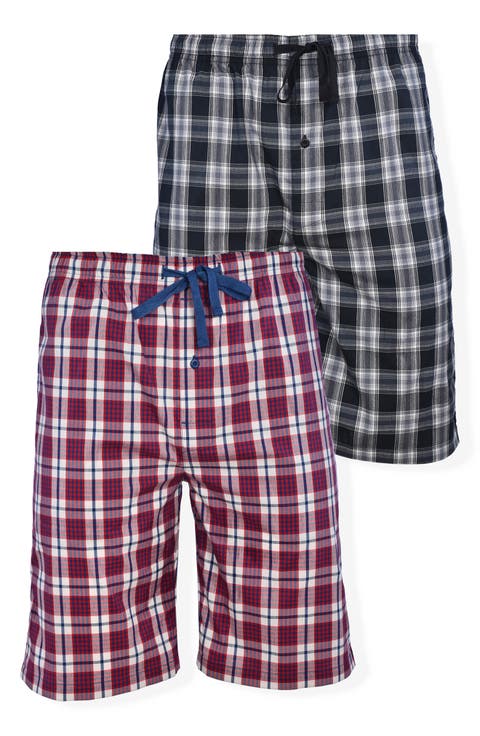 2-Pack Woven Sleep Shorts
