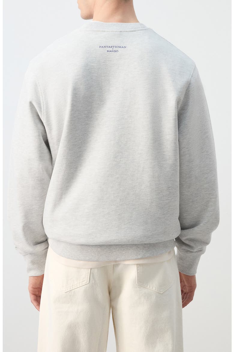 x Fantastic Man Yes Graphic Sweatshirt, Alternate, color, MEDIUM HEATHER GREY